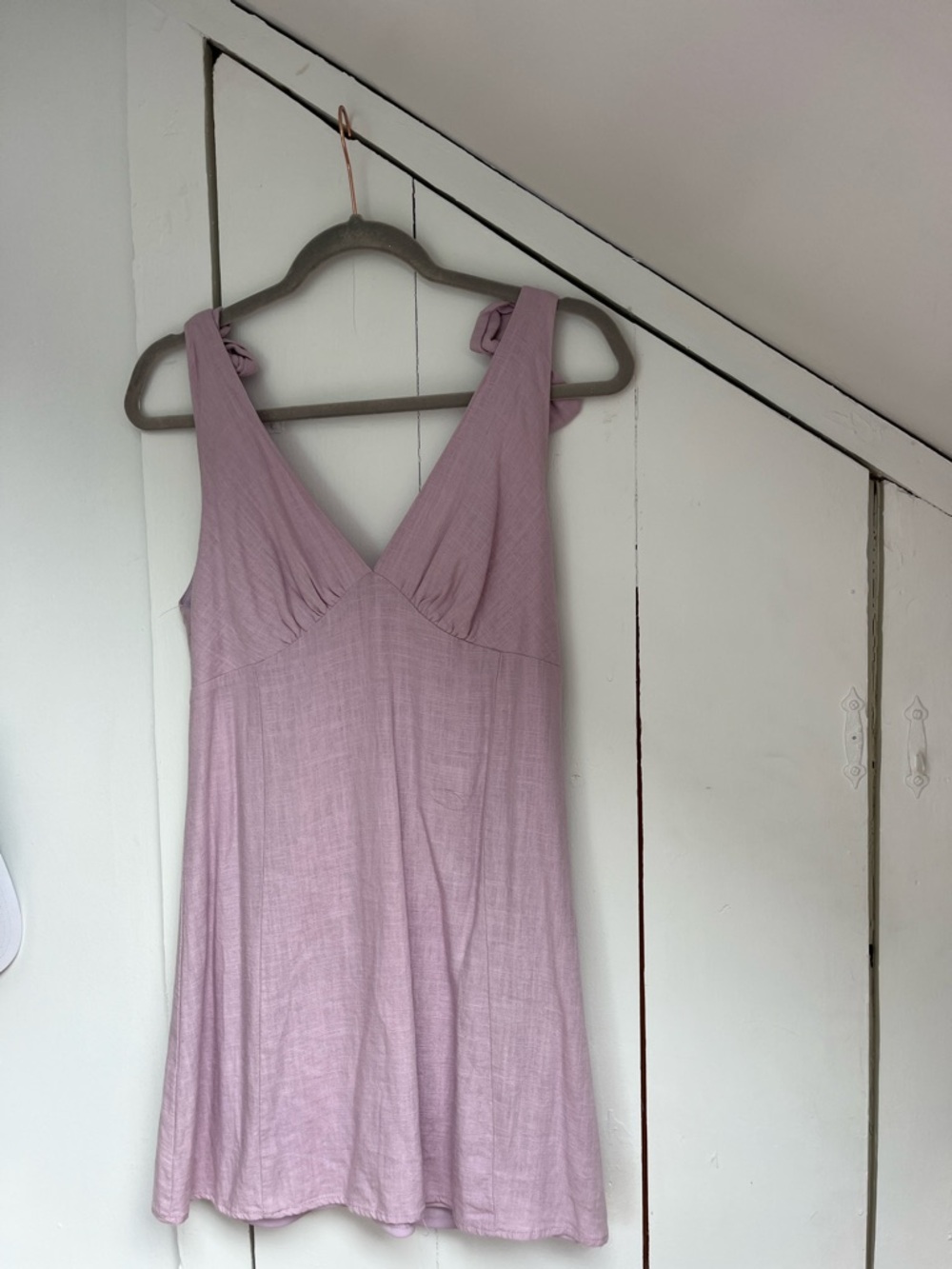 La Hearts Lilac V-Neck Sleeveless Chemise